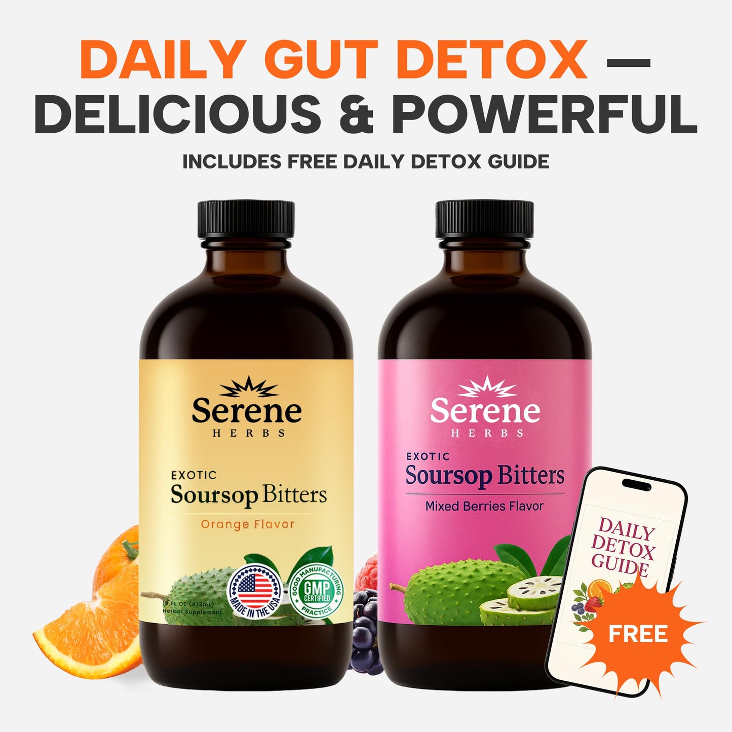 Dual Detox Herbal Supplement Bundle for Gut & Liver