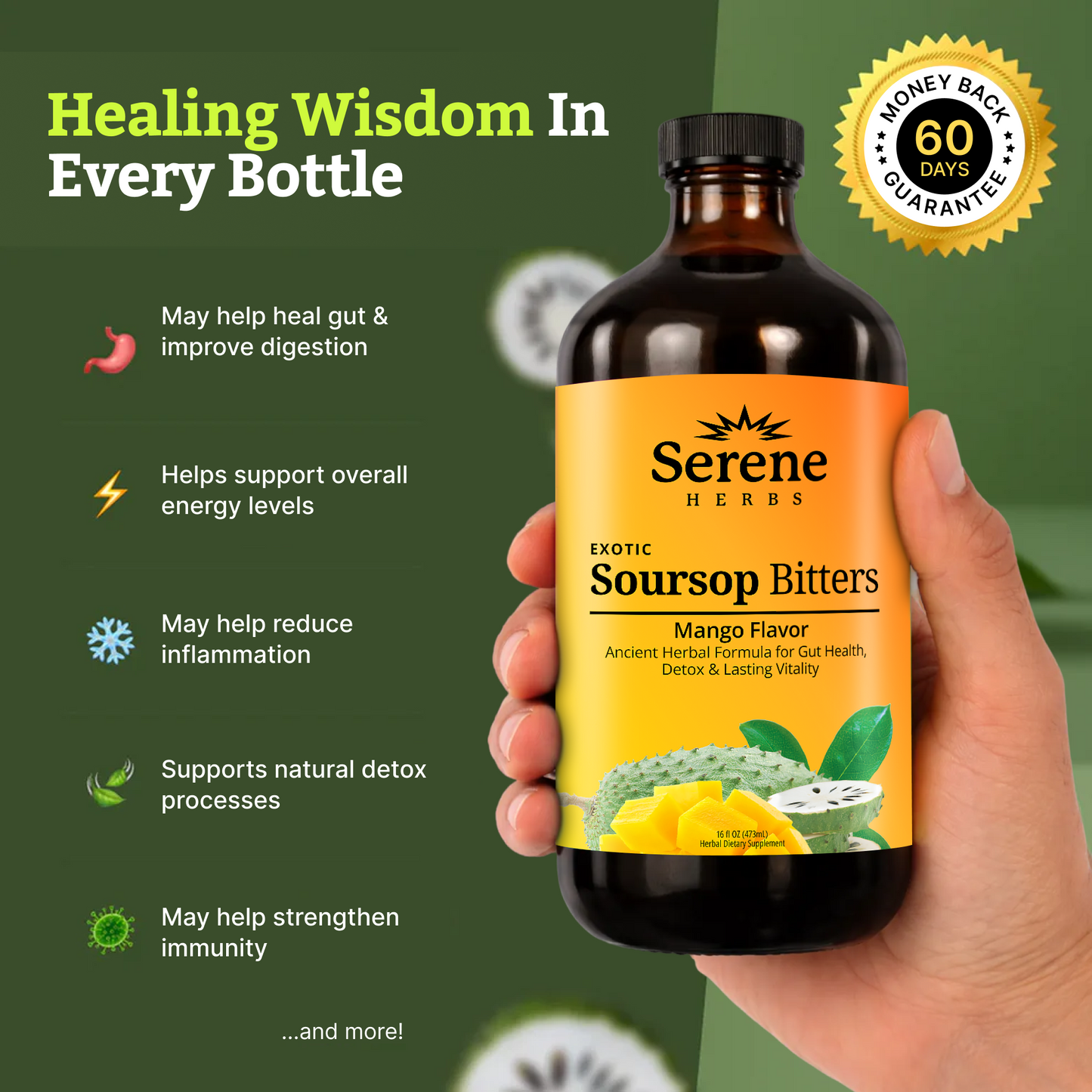 Soursop Bitters: Mango Flavor