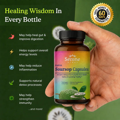 Soursop Capsules: Daily Holistic Blend