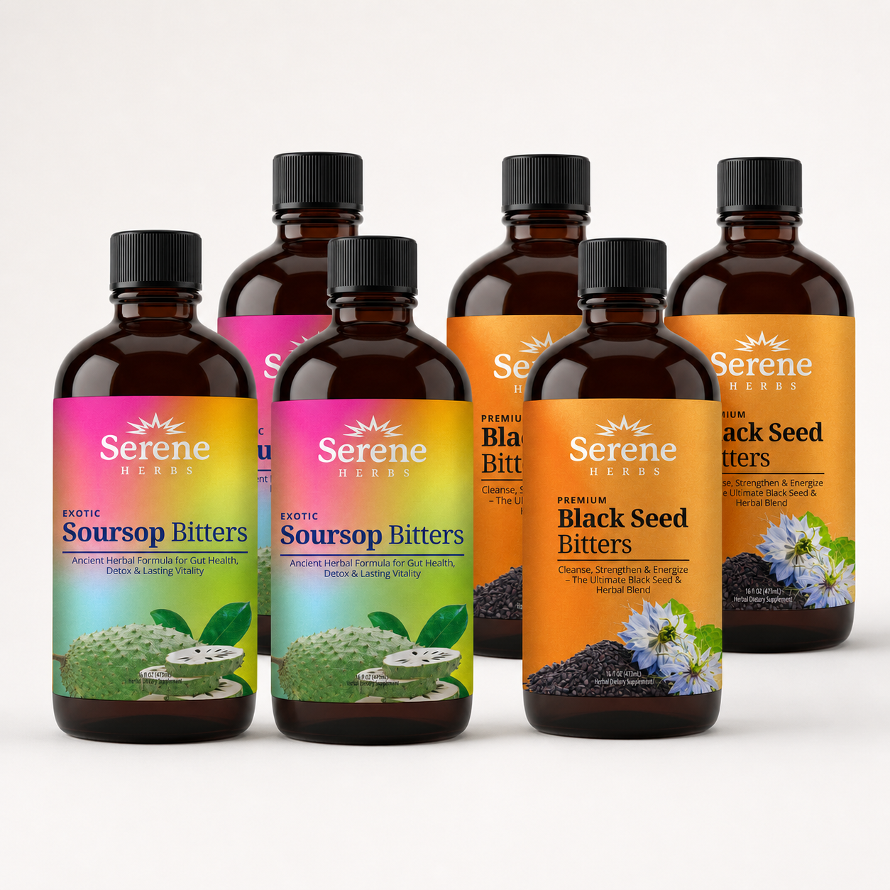 Soursop Bitters & Black Seed Bitters Bundle