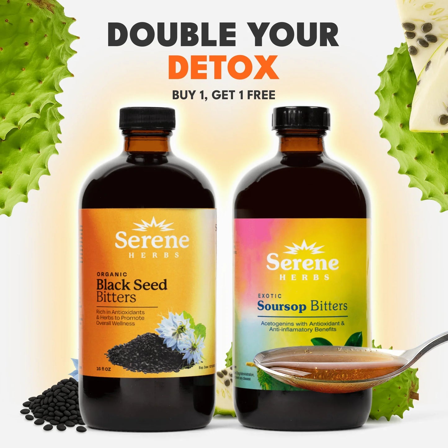 Soursop Bitters & Black Seed Bitters Bundle