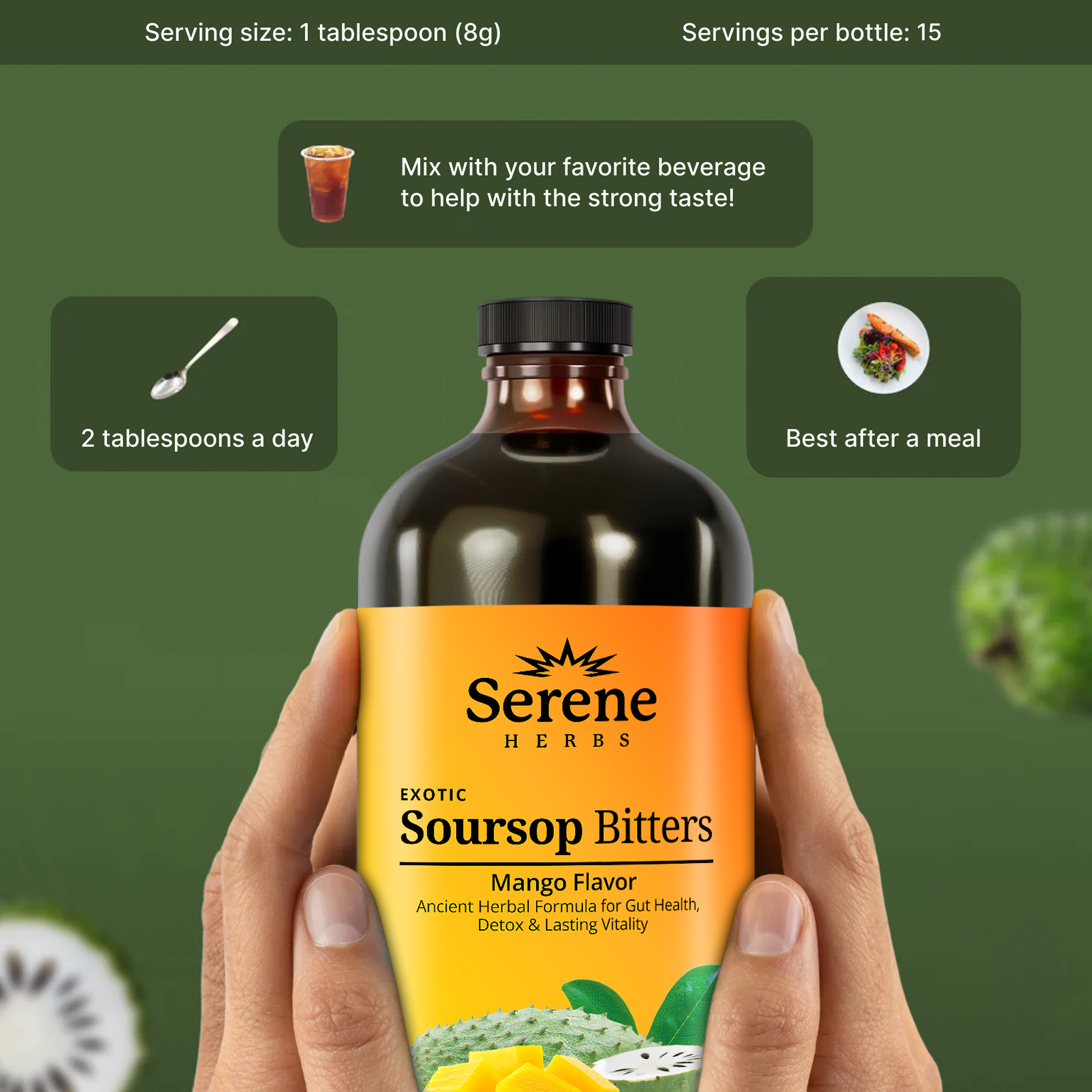 Soursop Bitters: Mango Flavor