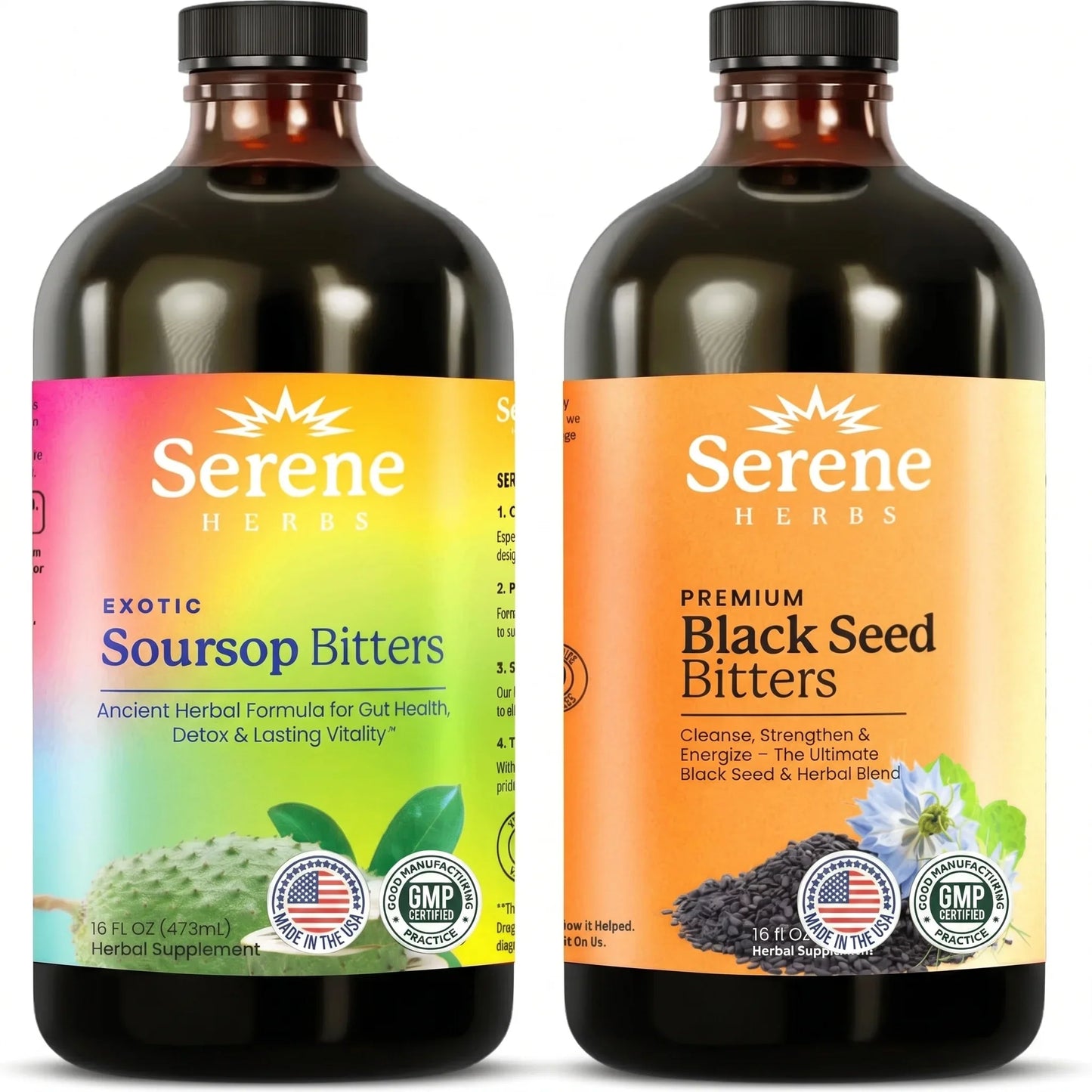 Soursop Bitters & Black Seed Bitters Bundle
