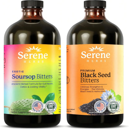 Soursop Bitters & Black Seed Bitters Bundle
