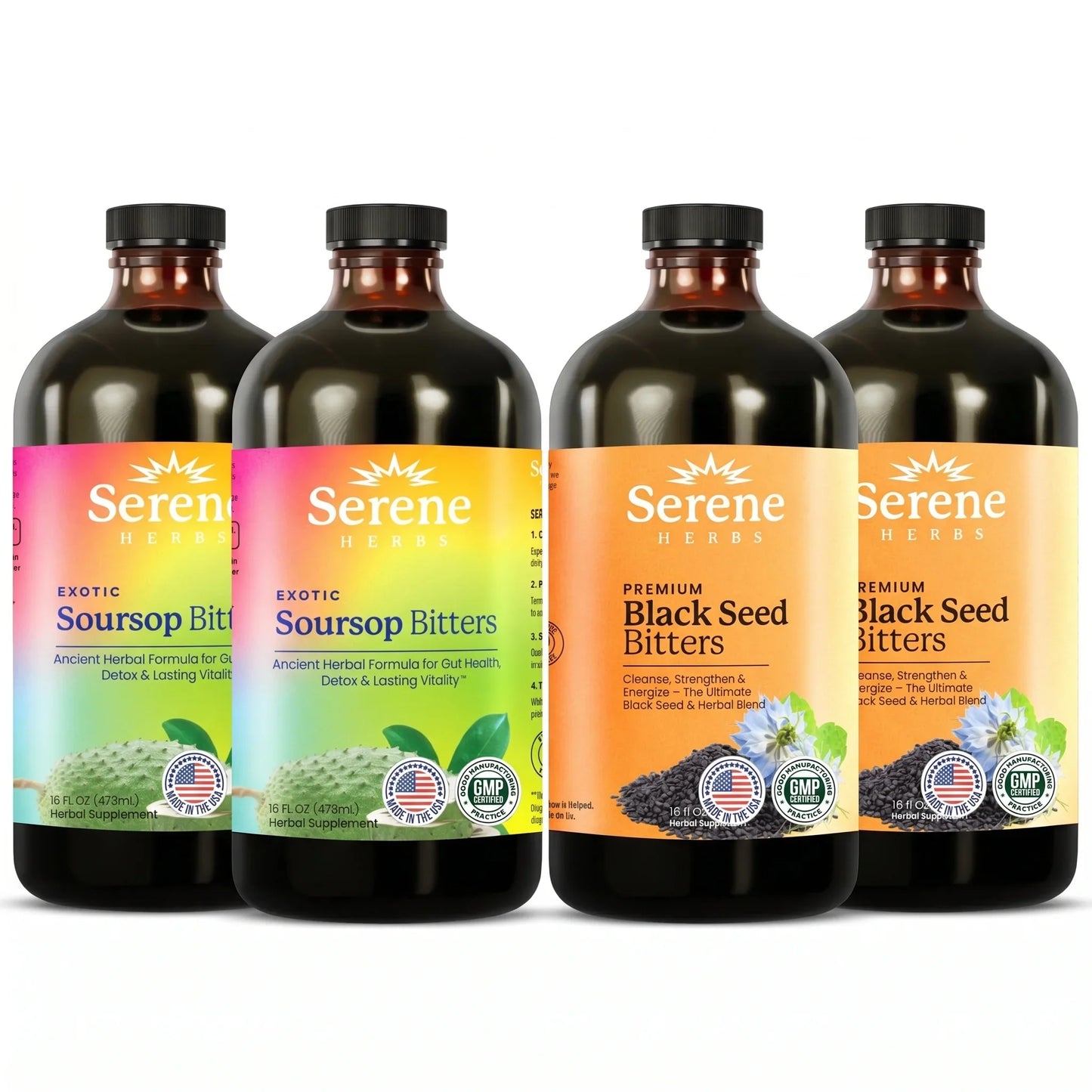 Soursop Bitters & Black Seed Bitters Bundle