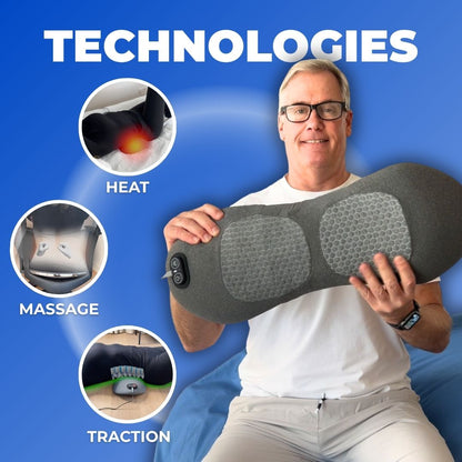 Triple Fusion Back Massager three therapy mechanisms