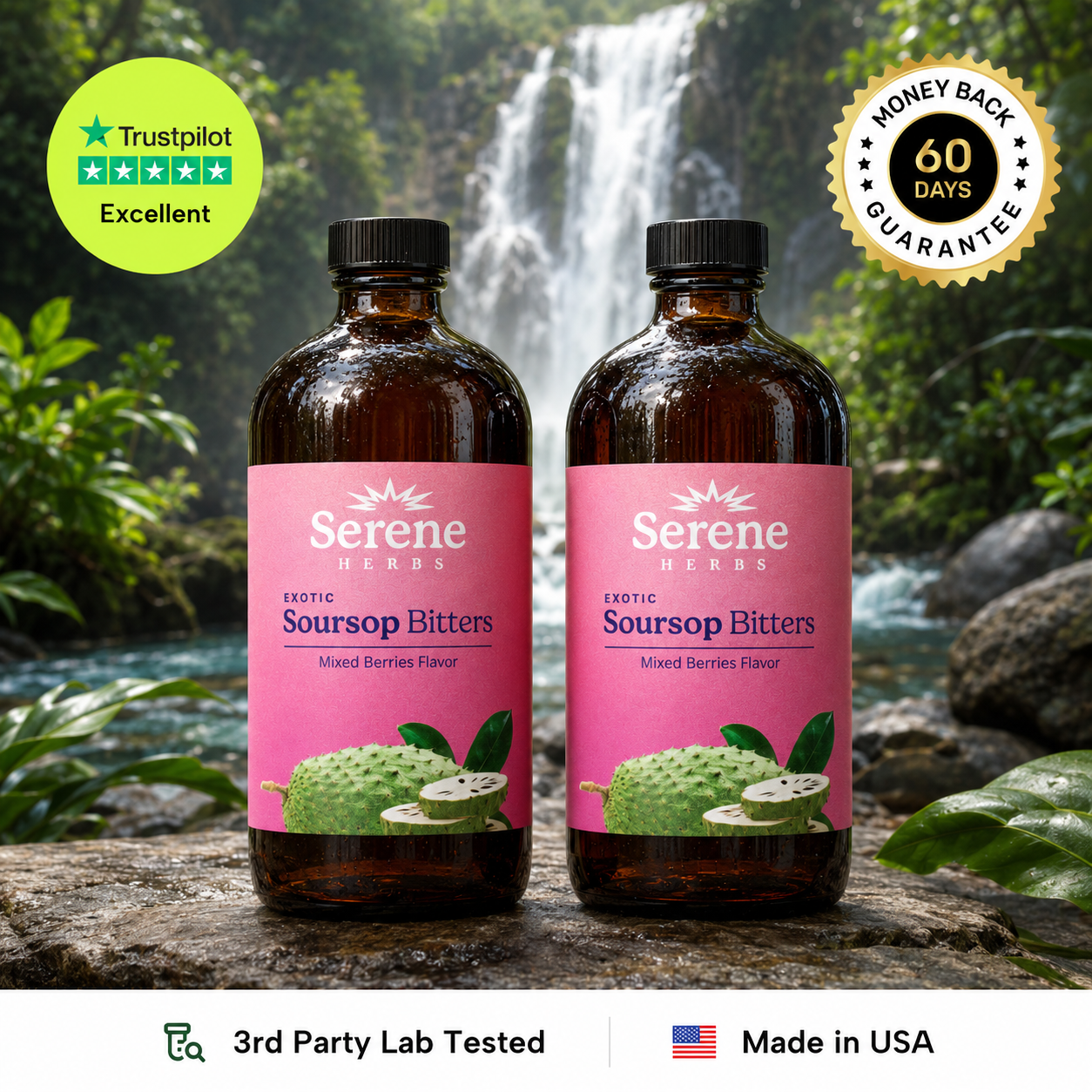 Soursop Bitters: Mixed Berries Flavor
